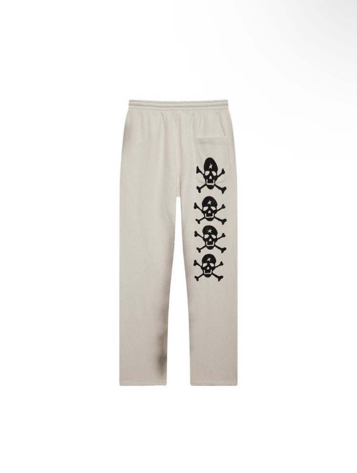 Hellstar If You Dont Like Us Beat Us Sweatpants 'White'