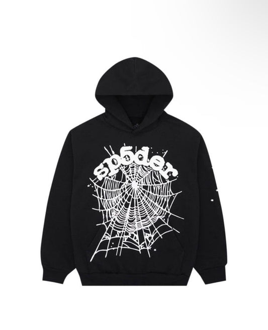 Sp5der OG Web Hoodie 'Black'