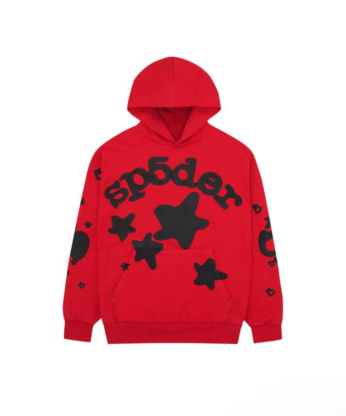 Sp5der Beluga Hoodie 'Red/Black'